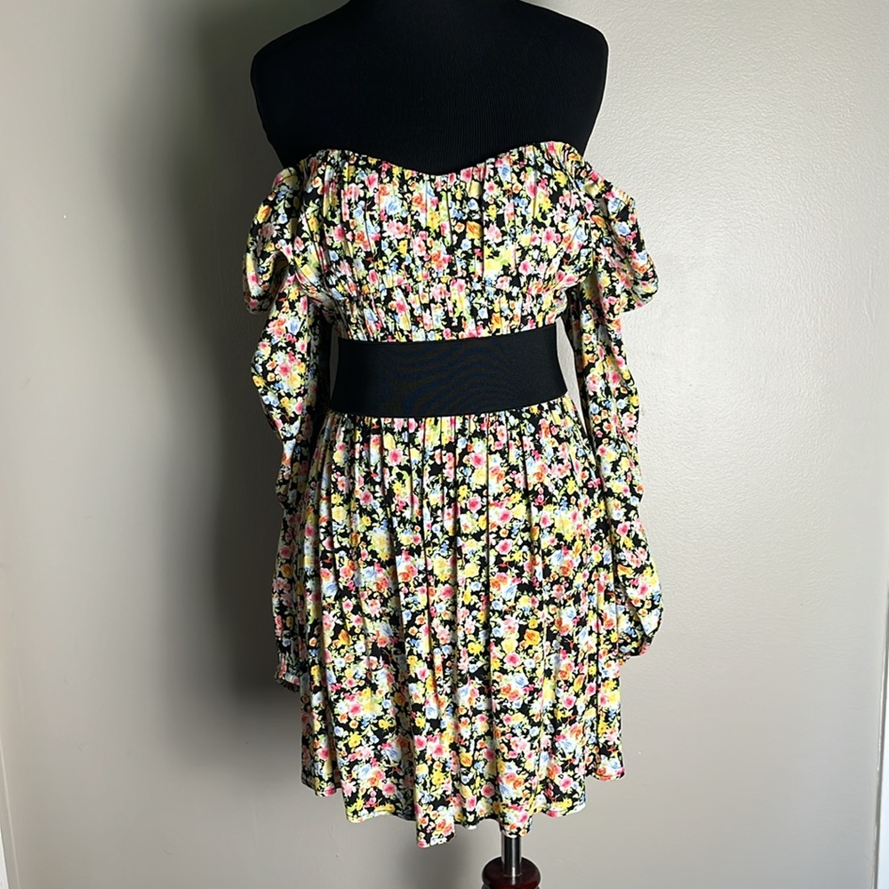 NWT long sleeve floral sundress